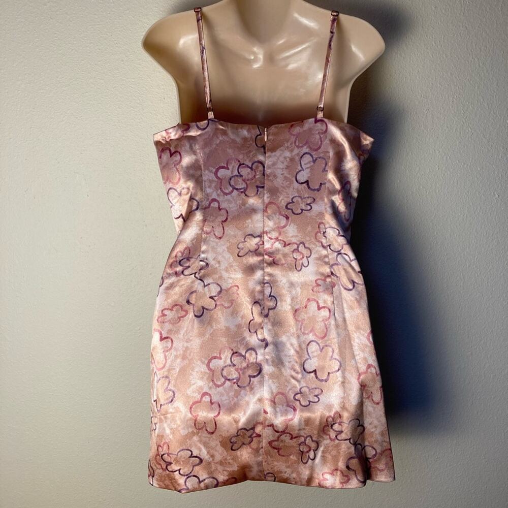 Wild Fable Women’s Sundress Size XL Pink Purple Flowers Fully Lined Dress - Picture 5 of 7